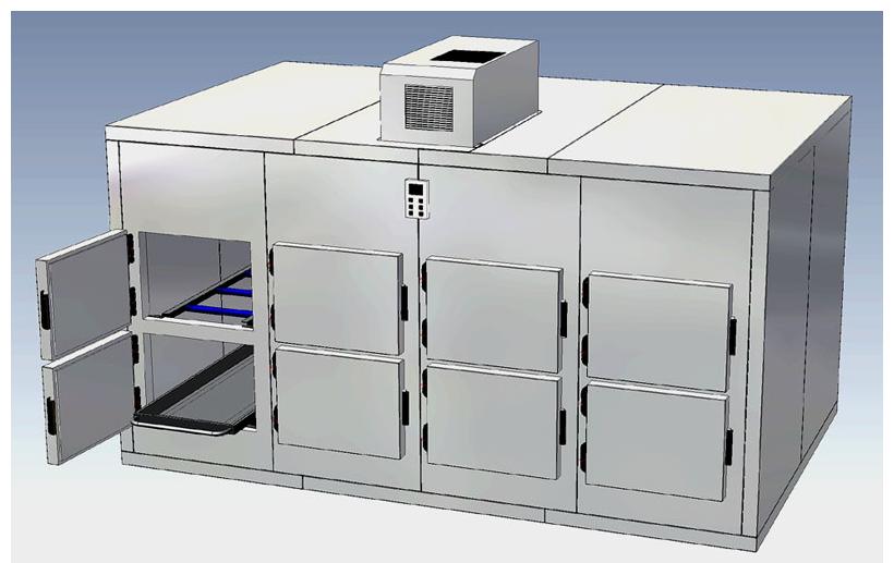frigider morga usi individuale 8 locuri